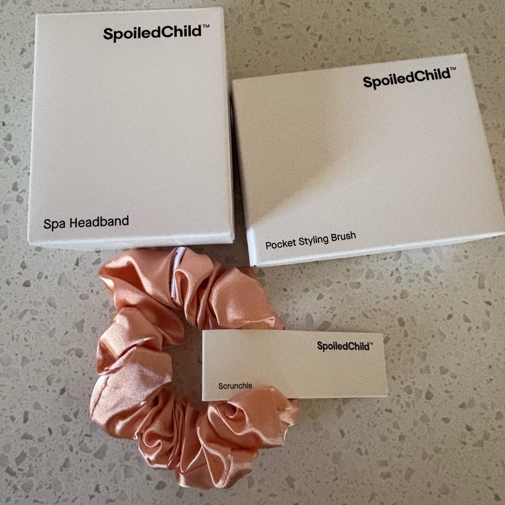 SpoiledChild Pink Scrunchie